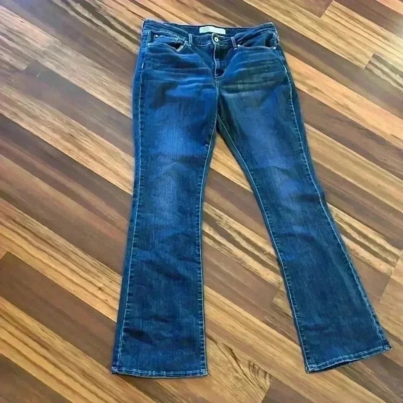 Levi Strauss Signature Mid Rise Bootcut blue jeans, never worn Size 32 x 34 - Picture 1 of 7